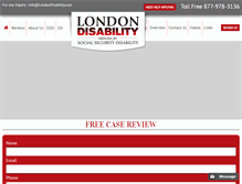 Tablet Screenshot of londondisability.com